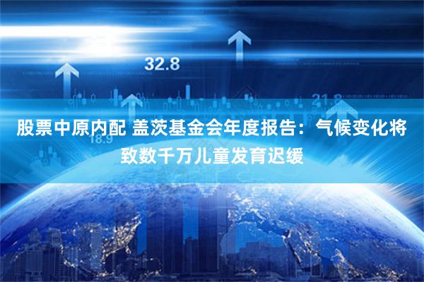 股票中原内配 盖茨基金会年度报告：气候变化将致数千万儿童发育迟缓